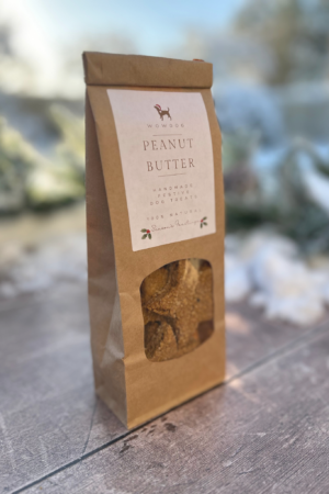 Peanut Butter Christmas Stars Natural Dog Treats